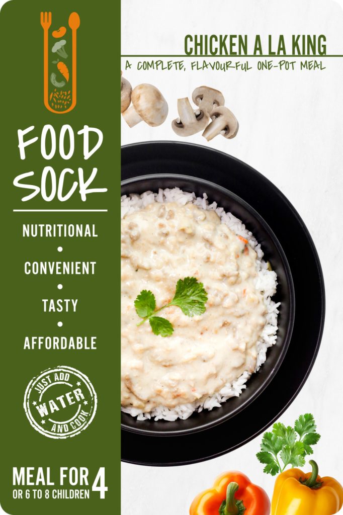 Food sock - Chicken a la king