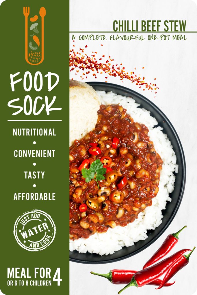 Food sock - Chilli beef stew