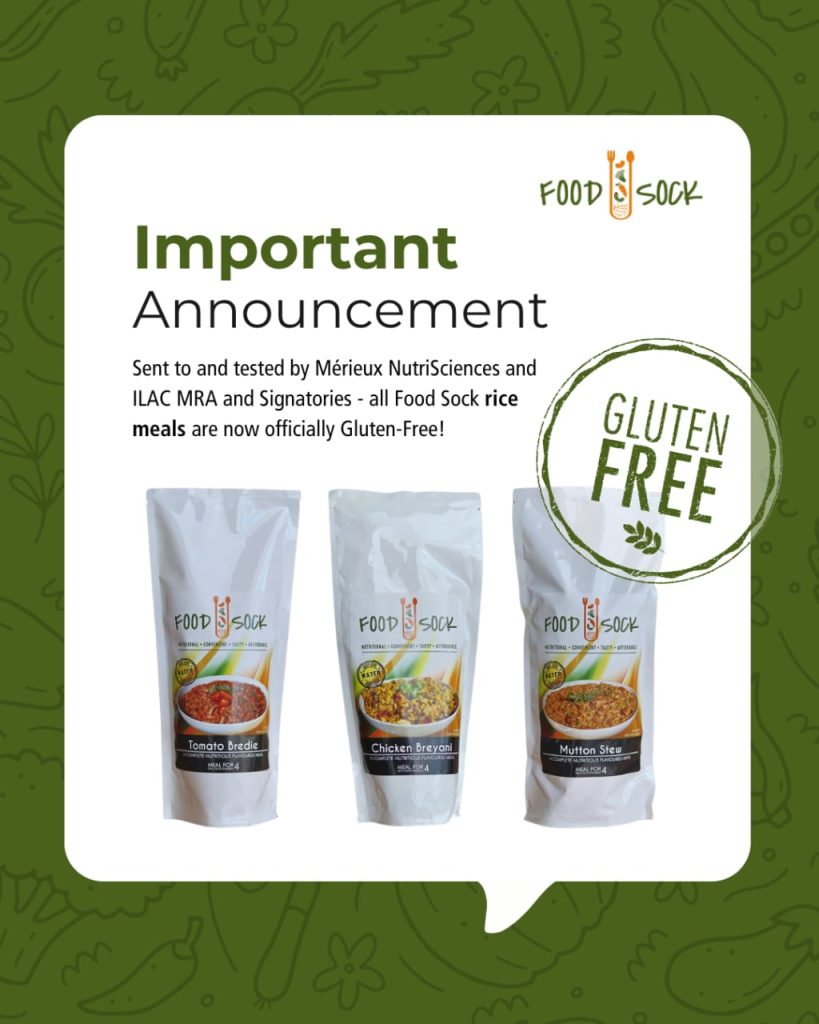 Food sock - Gluten free - Halaal certified
